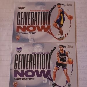 Topps Generation Now Cards- FeRs & Clifford